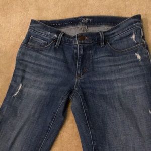 Ann Taylor Loft relaxed skinny jeans